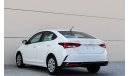 Hyundai Accent 2022 Hyundai Accent GL (RB), 4dr Sedan, 1.6L 4cyl Petrol, Automatic, Front Wheel Drive