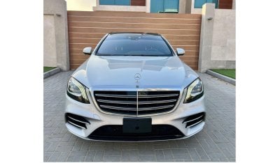 مرسيدس بنز S 560 Mercedes Benz S550 2018 كلين تايتل بدون صبغ او حوادث