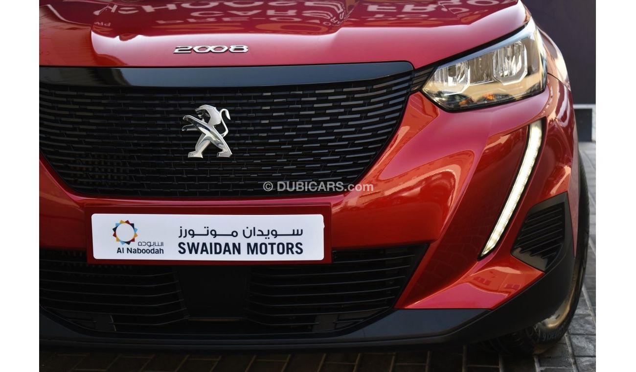 Peugeot 2008 AED 879 PM | ACTIVE 1.6L AT GCC MANUFACTURER WARRANTY 2027 OR 100K KM