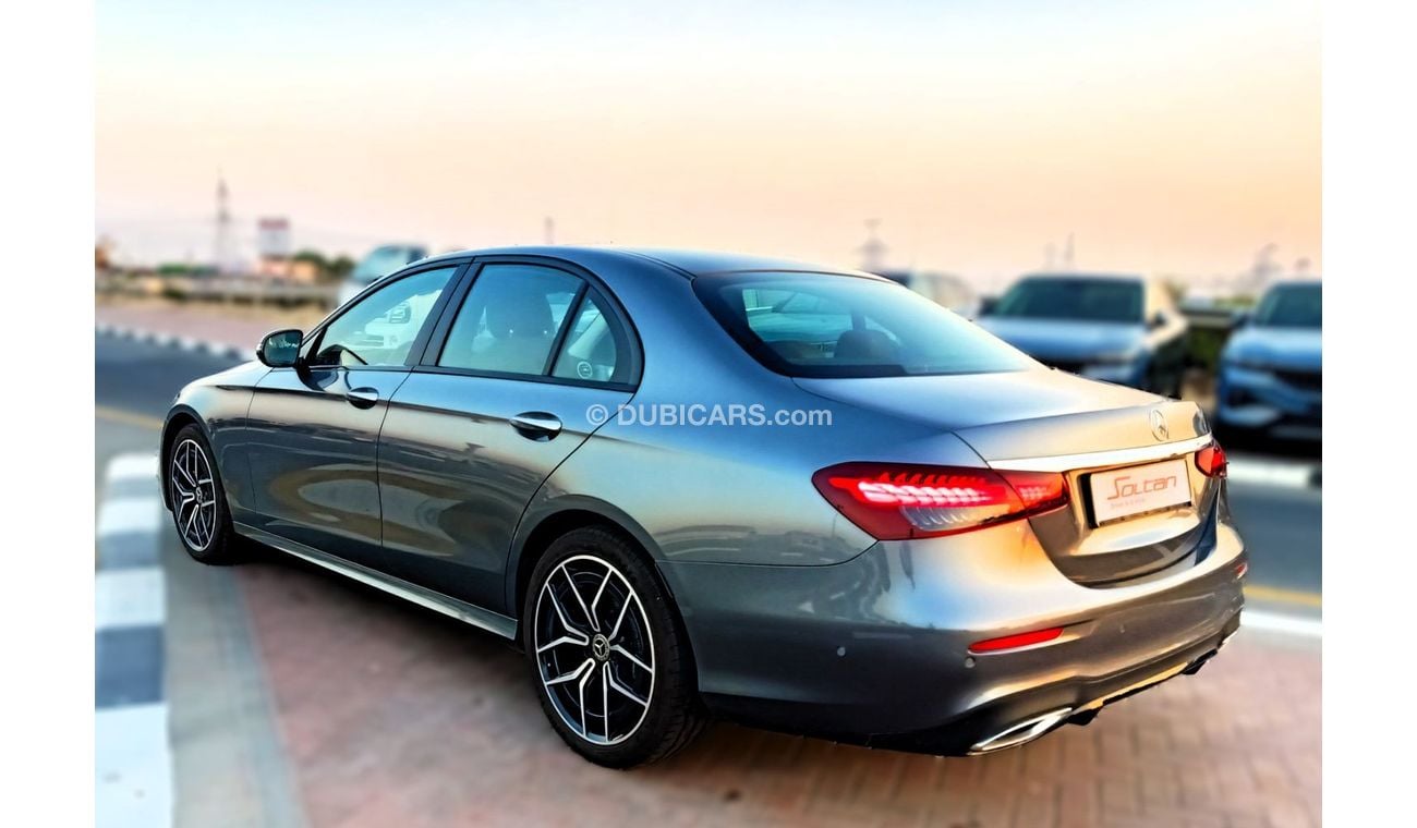 مرسيدس بنز E200 Premium 2.0L E200 BLACK Night package full options AMG 2.0L TURBO DARK GREY 2022 MODEL