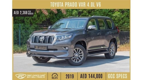 Toyota Prado AED 2,368/month 2019 | TOYOTA PRADO | VXR 4.0L V6 | GCC SPECS | T52611