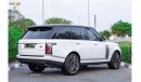 لاند روفر رانج روفر فوج إس إي سوبرتشارج Range Rover Vogue SE P525 V8 2”21 GCC Under Warranty From Agency