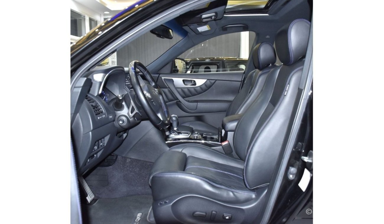 Infiniti QX70 EXCELLENT DEAL for our Infiniti QX70S ( 2015 Model ) in Black Color GCC Specs