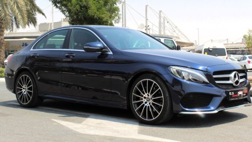 Mercedes-Benz C200 AMG Pack MERCEDES C200 AMG FULL OPTION 2018 GCC GARGASH LOW MILEAGE SINGLE OWNER IN MINT CONDITION