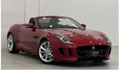 Jaguar F Type Std 2017 Jaguar F-Type Convertible, Warranty Full Jaguar Service History, Low Kms, GCC