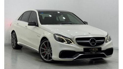 Mercedes-Benz E 63 AMG S 5.5L 2014 Mercedes Benz E63s AMG 4MATIC, Service History, Full Options, Carbon Fiber Package. GCC