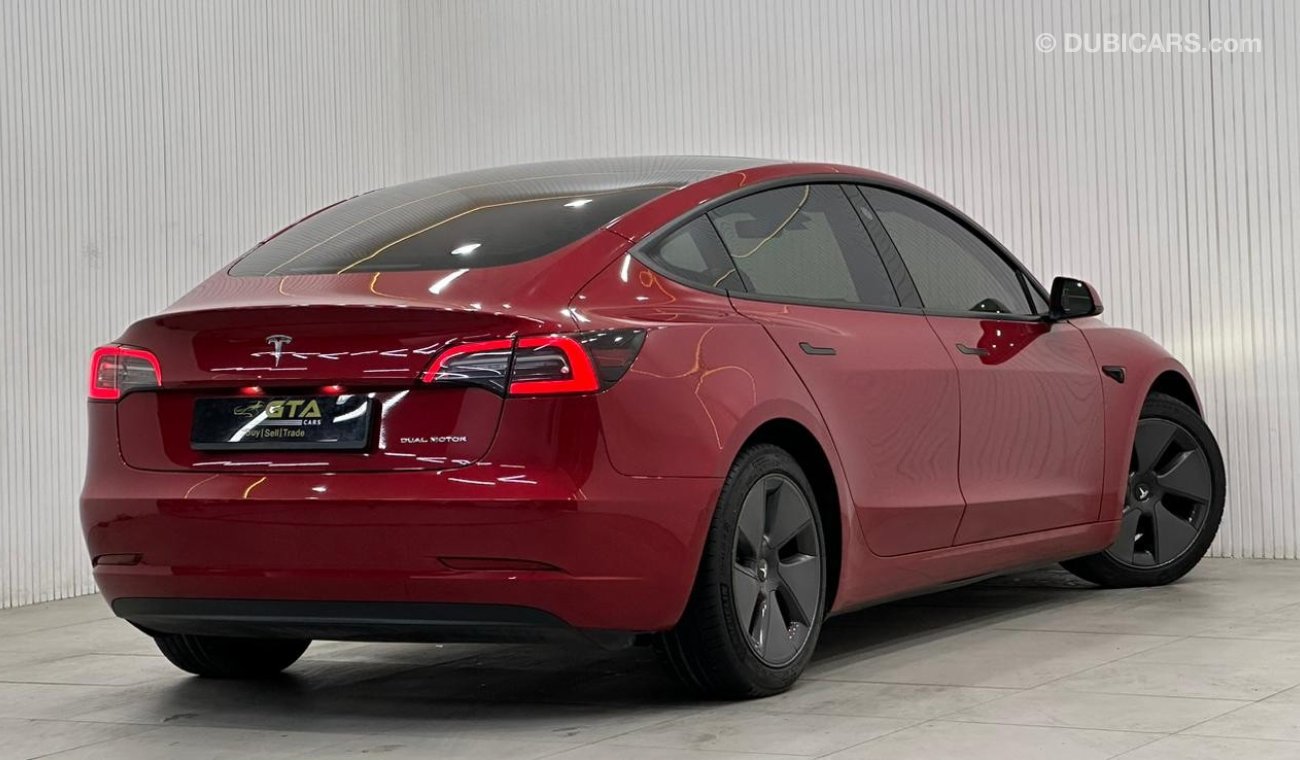 تسلا موديل 3 Long Range 2021 Tesla Model 3 Long Range, June 2025 Tesla Warranty, June 2029 Tesla Battery Warranty