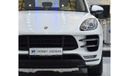 Porsche Macan EXCELLENT DEAL for our Porsche Macan Turbo ( 2014 Model ) in White Color GCC Specs