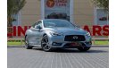 Infiniti Q60 Premium Infiniti Q60 2018 GCC (LOWEST MILEAGE) under Warranty with Flexible Down-Payment.