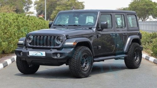 Jeep Wrangler Unlimited Sport S TURBO , 2024 GCC , 0Km , With 5 Years Warranty & 3 Years Service @Official Dealer