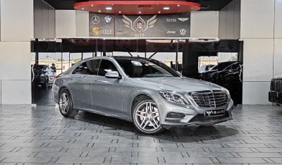 مرسيدس بنز S 400 AED 3,700 P.M | 2015 MERCEDES-BENZ S400 AMG  | FULL SERVICE HISTORY | GCC | PANORAMIC VIEW | FULLY L