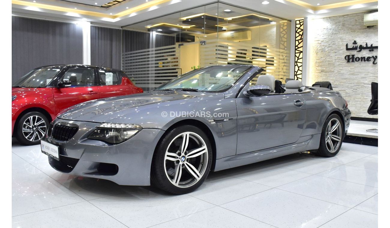 بي أم دبليو M6 EXCELLENT DEAL for our BMW M6 Convertible ( 2008 Model ) in Gray Color American Specs