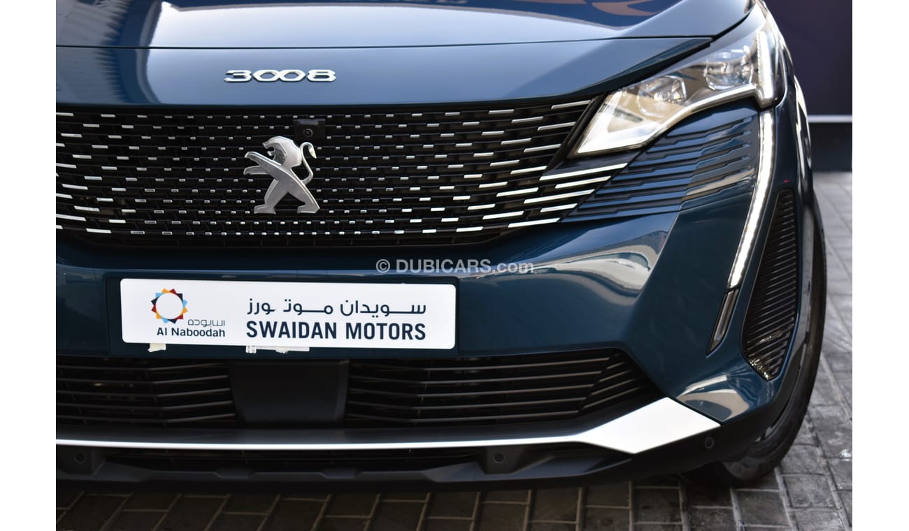 Peugeot 3008 AED 1759 PM | 1.6L GT GCC FROM AN AUTHORIZED DEALER WITH MANUFACTURER WARRANTY UP TO 2028 OR 100K KM