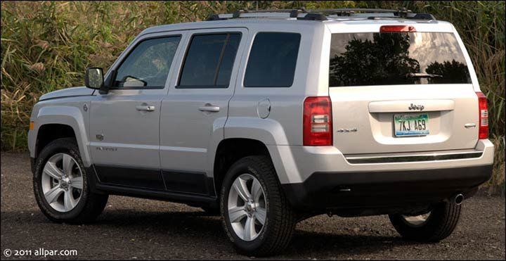 Jeep Patriot exterior - Rear Right Angled