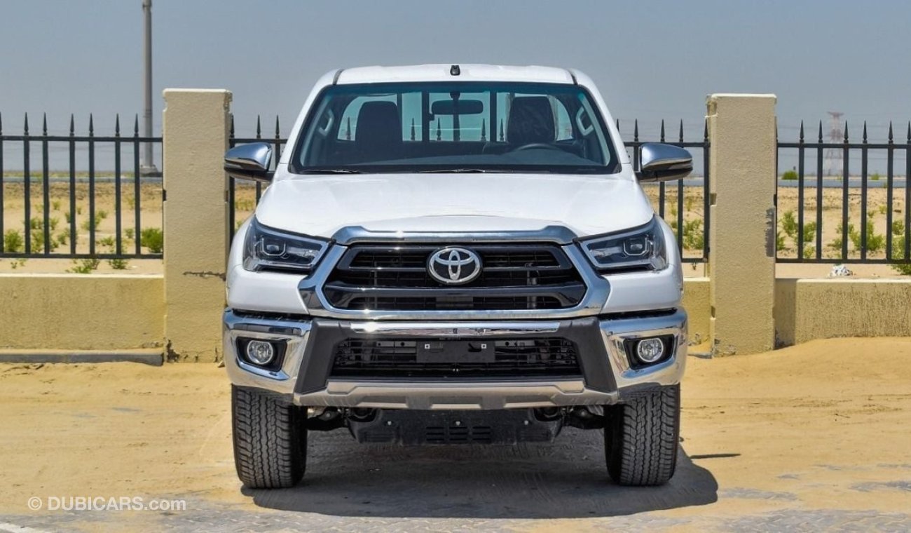 تويوتا هيلوكس 2024 Toyota Hilux Double Cab GLX-S (Full-Option with Key Start) 2.7L 4Cyl Petrol A/T 4x4 Only For Ex