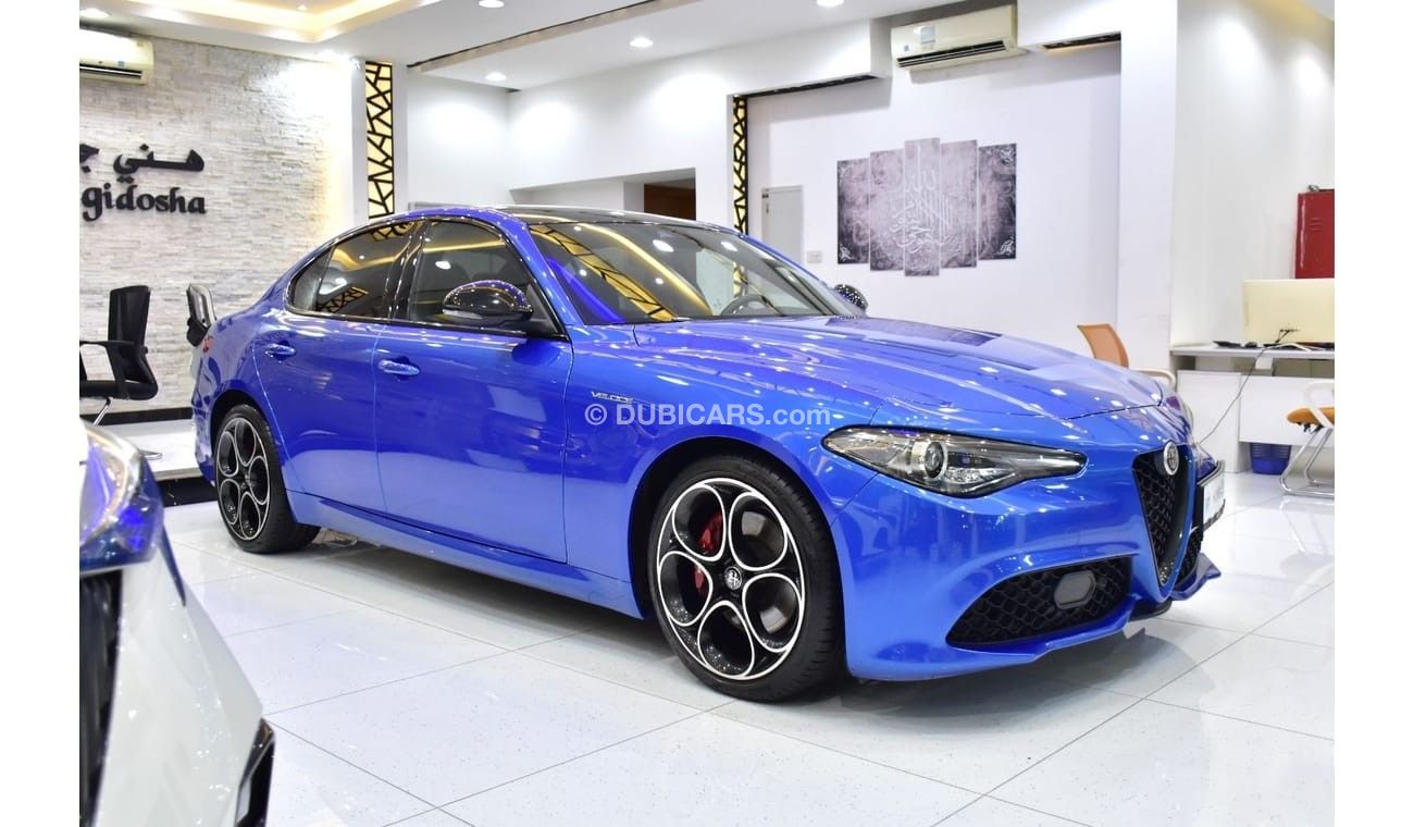 ألفا روميو جوليا EXCELLENT DEAL for our Alfa Romeo Giulia Q2 Veloce ( 2023 Model ) in Blue Color GCC Specs