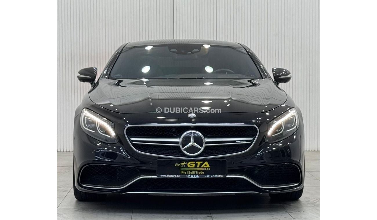 Mercedes-Benz S 63 AMG Coupe 2015 Mercedes Benz S63 AMG 4MATIC, Service History, Full Options, Excellent Condition, GCC