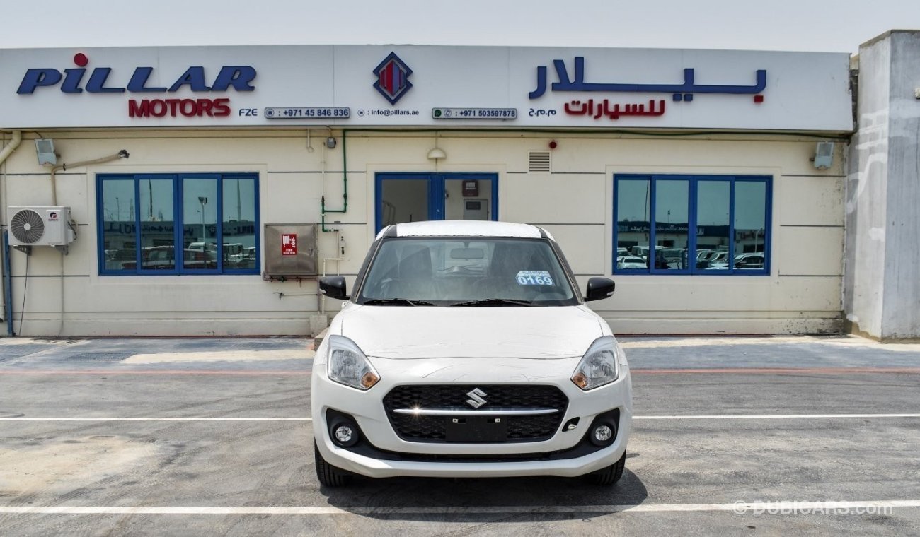 سوزوكي سويفت Suzuki Swift Dual Tone with Out Screen Camera 2024 Model White with Black Roof