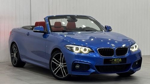 بي أم دبليو 220 M-Sport 2.0L 2018 BMW 220i M-Sport Convertible, Warranty, Full Service History, Low Kms, GCC