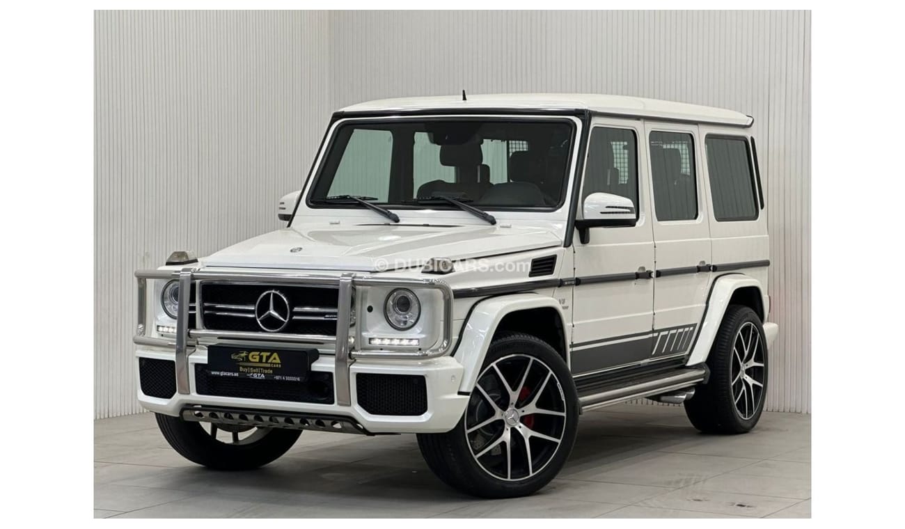 مرسيدس بنز G 63 AMG 2016 Mercedes Benz G63 463 Edition, Service History, Full Options, GCC Specs