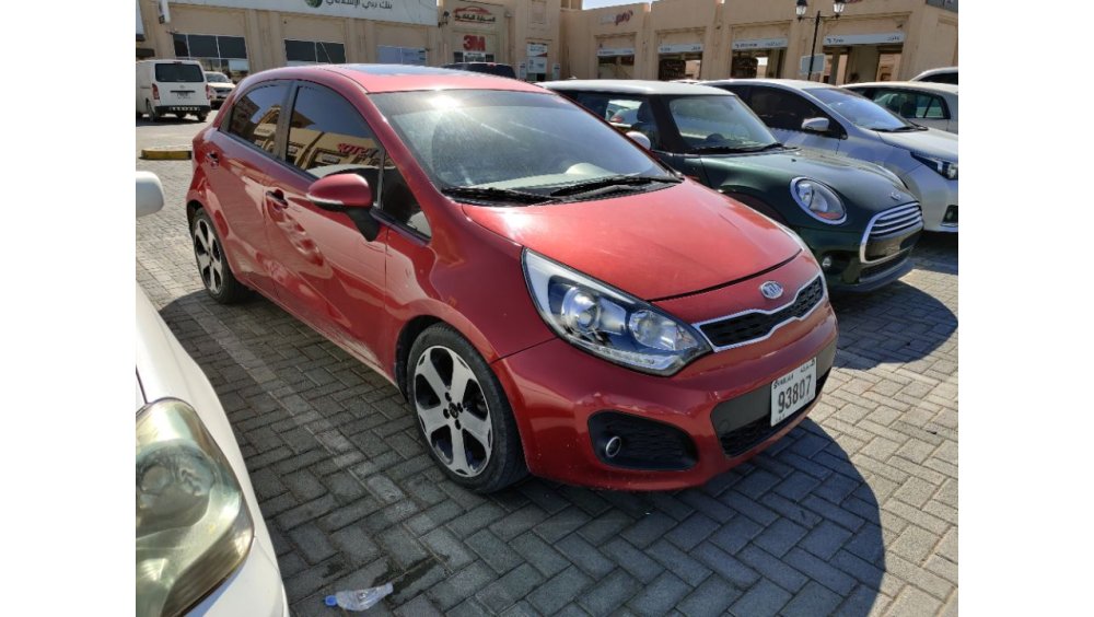 Kia Rio 12 Model Full Options Gulf Specs Leather Interiors Sunroof For Sale Aed 15 000 Red 12