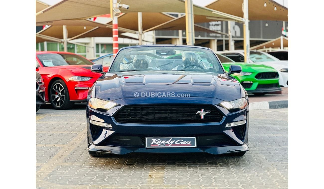 Ford Mustang EcoBoost Convertible | Monthly AED 1150/- | 0% DP | Blindspot | Memory Seats | # 72721