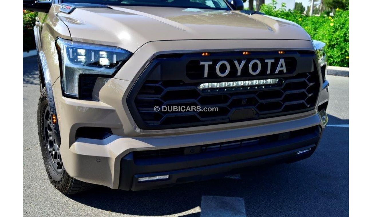 تويوتا سيكويا 2025 TOYOTA SEQUOIA TRD PRO i-FORCE MAX HYBRID V6 3.5L TURBO 4WD 7-SEATER AUTOMATIC