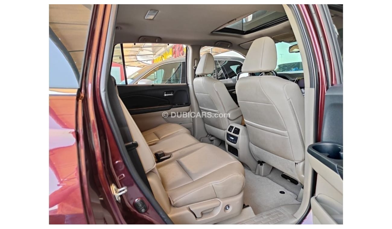 هوندا بايلوت AED 1,500 P.M | 2016 HONDA PILOT TOURING 3.5L | 280 HP | 4WD | SUNROOF | 7 SEATS | GCC