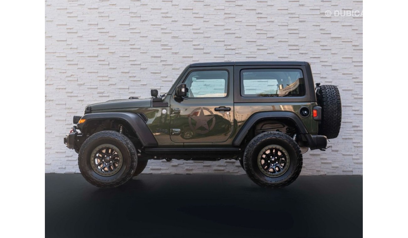 Jeep Wrangler AED 2,359 PM • WRANGLER JL • MODIFIED STAGE 2 • ONLY 54,000 KM • OFFICIAL JEEP WARRANTY UNTIL 2025