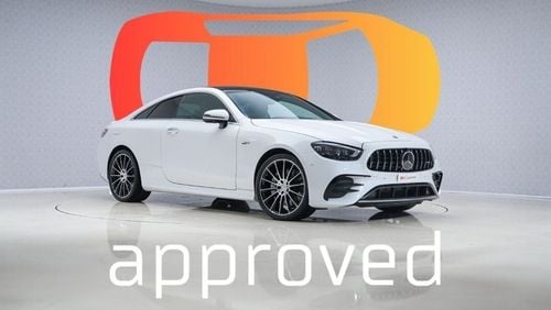 Mercedes-Benz E 53 Coupe AMG 4 Matic - 2 Years Approved Warranty - Approved Prepared Vehicle