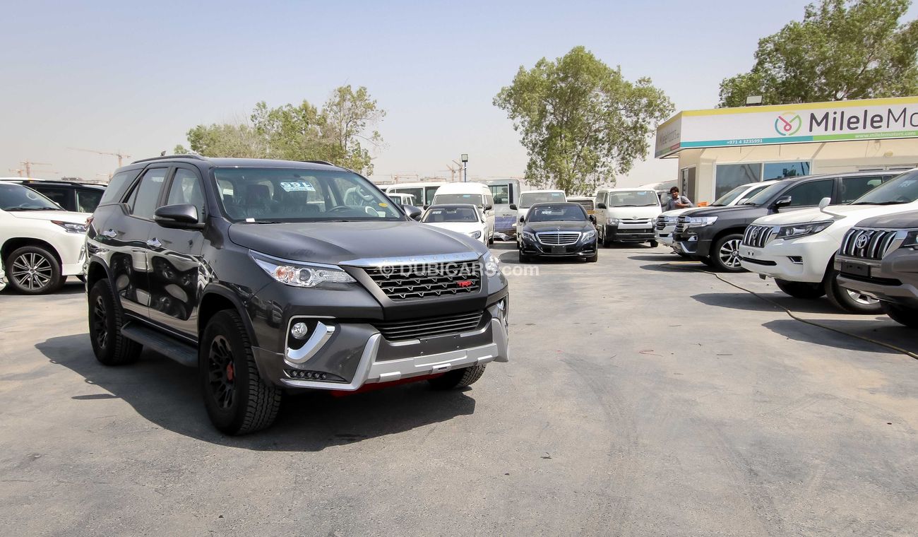 Toyota Fortuner With TRD body kit Grey