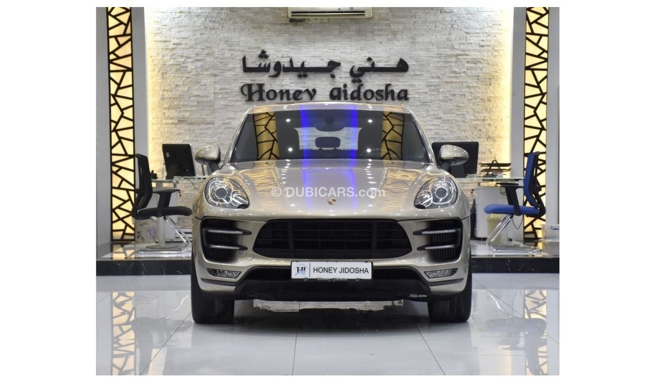 بورش ماكان EXCELLENT DEAL for our Porsche Macan Turbo ( 2015 Model ) in Golden Color GCC Specs