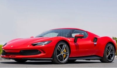 فيراري 296 GTB ROSSO CORSA WITH CARBON ACCENTS, FULL ELECTRIC SEATS, AND 360 CAMERA