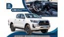 تويوتا هيلوكس DC 2.4L DIESEL 4X4 - WHITE: PUSH START, REAR CAMERA (EXPORT ONLY)