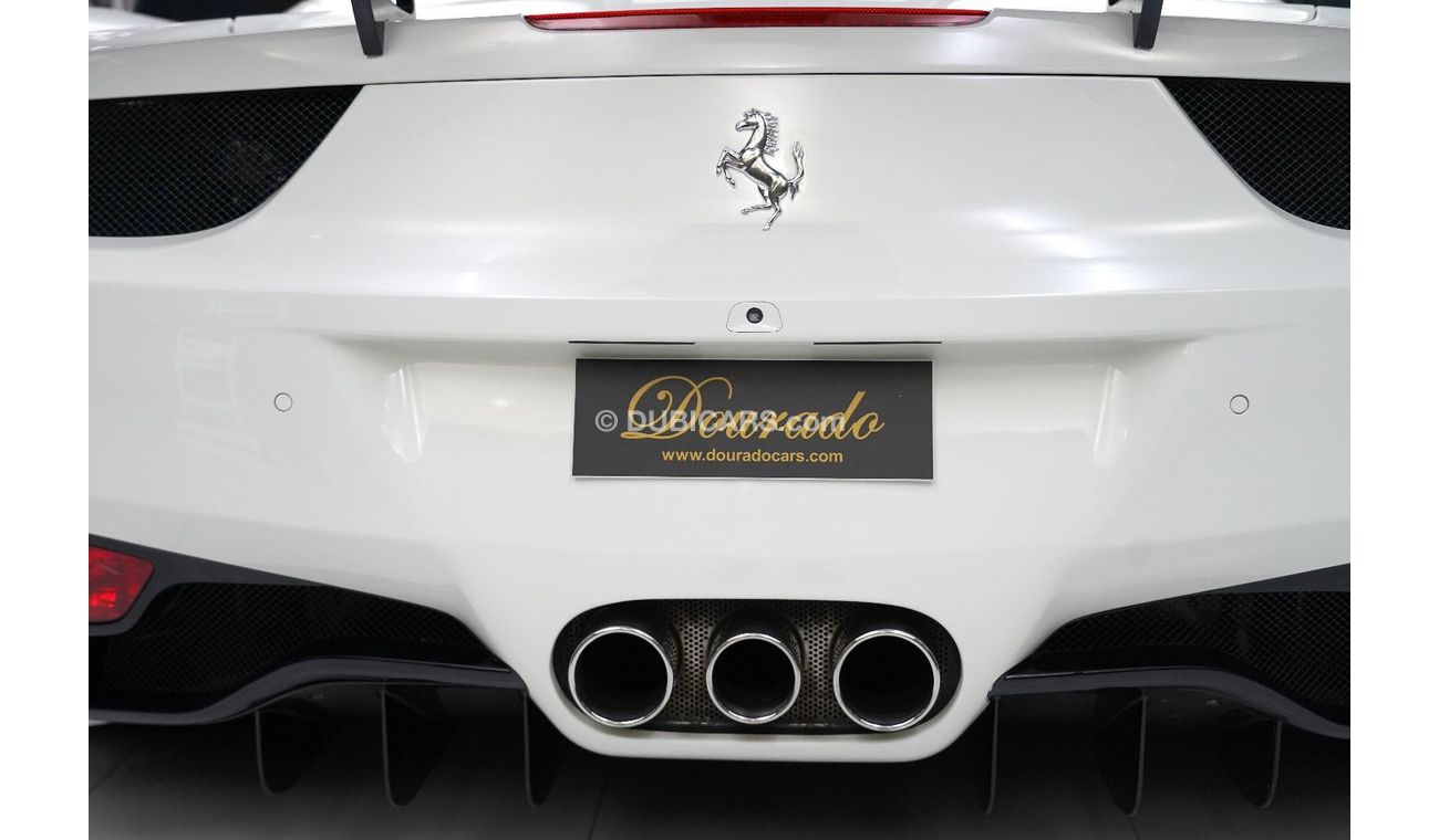 Ferrari 458 Spider | Italia | Type F142 | Used | 2014 | White Bianco Avus