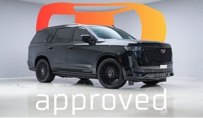 كاديلاك إسكالاد 600 Sport Platinum - Warranty until Jan 2029 - Approved Prepared Vehicle