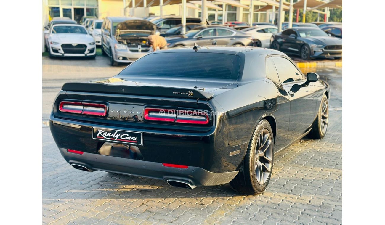 دودج تشالينجر Scat Pack 6.4L (470 HP) | Monthly AED 1900/- | 0% DP | Touch Screen | Cruise Control | # 96347