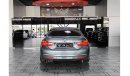 BMW 430i M Sport AED 1,300 P.M | 2017 BMW 430i M-SPORT | UNDER WARRANTY | GCC | SUNROOF