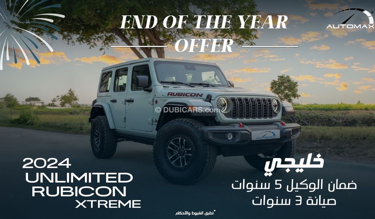 Jeep Wrangler Unlimited Rubicon Xtreme V6 3.6L , 2024 GCC , 0Km , With 5 Years Warranty & 3 Years Service @Officia