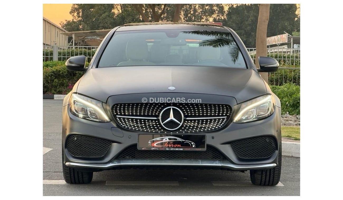 مرسيدس بنز C200 MERCEDES BENZ C200 2016 GCC FULL OPTIONS IN PERFECT CONDITIONS