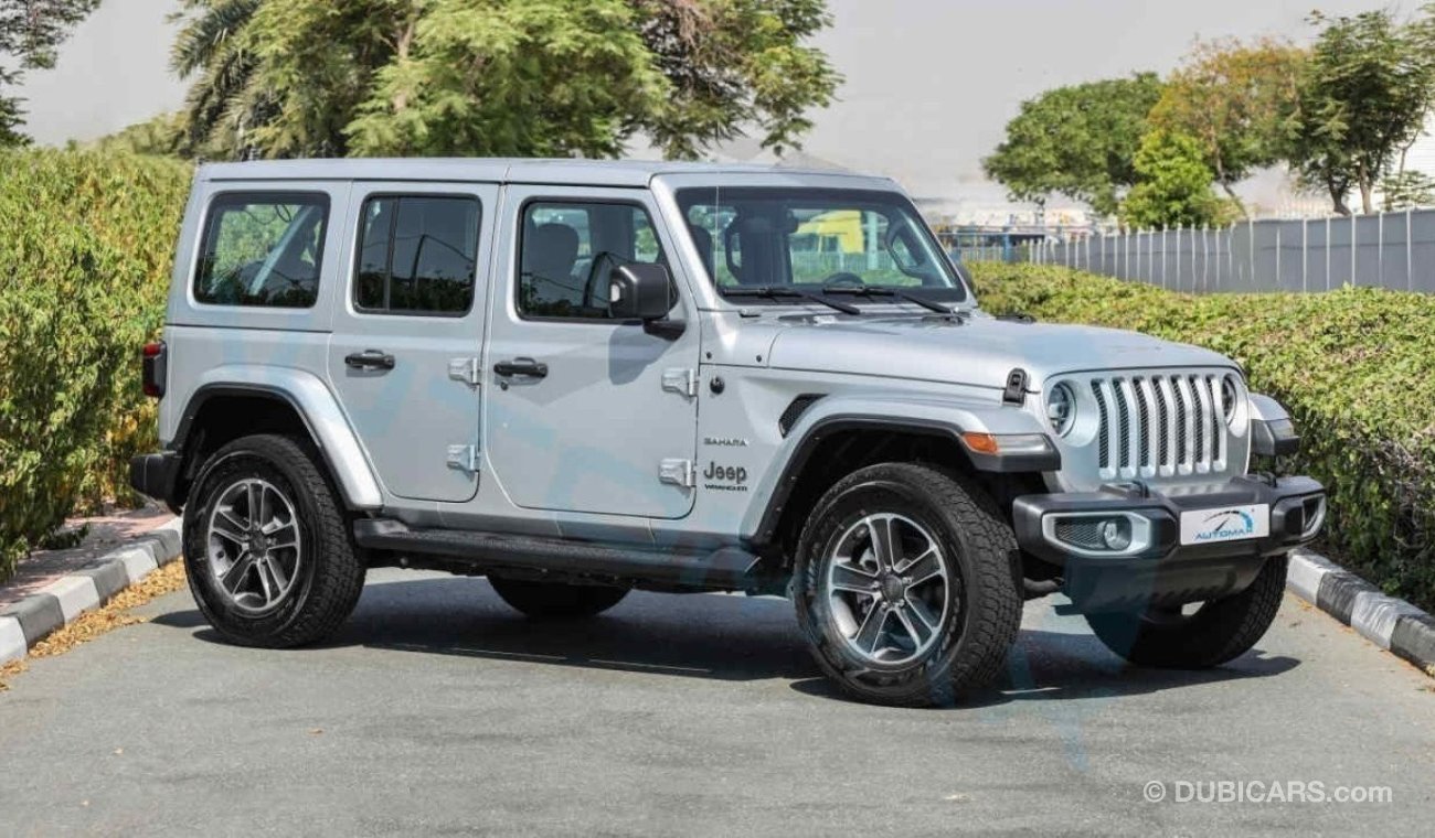 جيب رانجلر Unlimited Sahara V6 3.6L 4X4 , 2023 GCC , 0Km , With 3 Years or 60K Km Warranty @Official Dealer