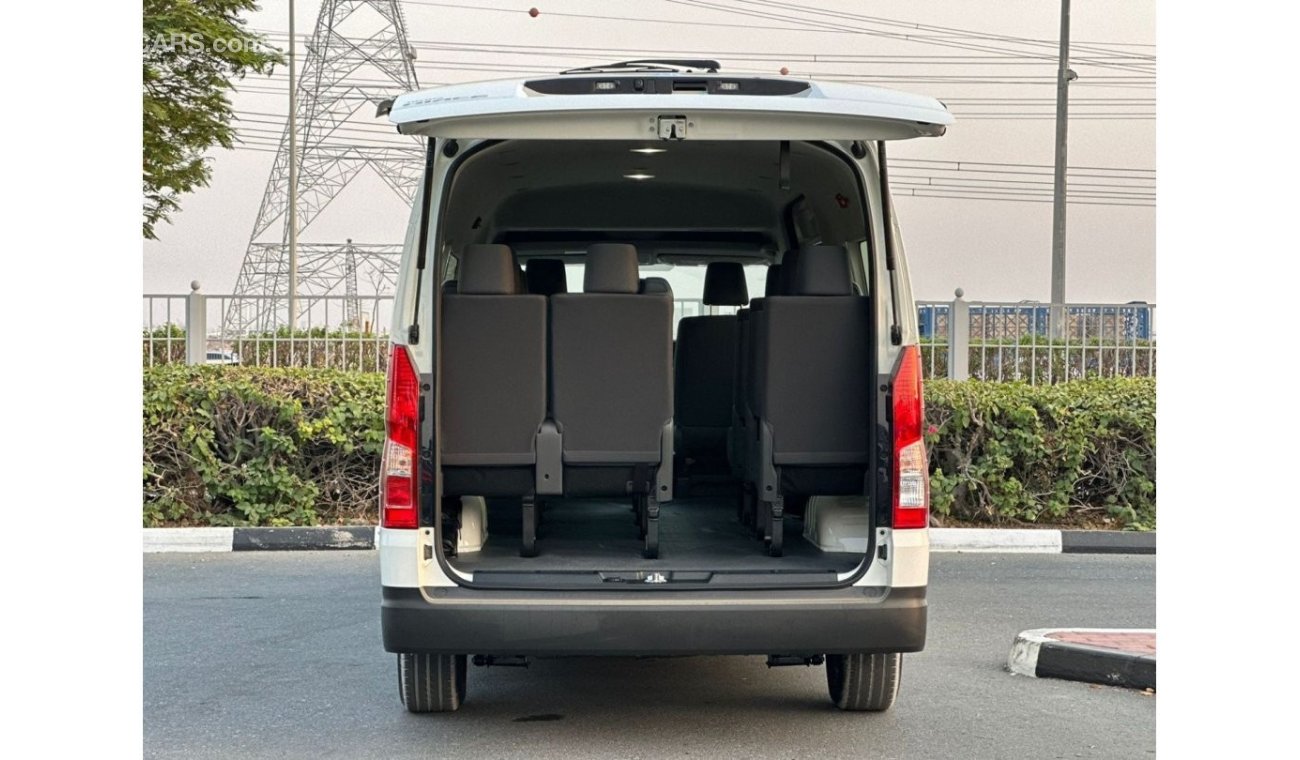 تويوتا هاياس 2025 Toyota Hiace DX 13-Seater 3.5L V6 Petrol M/T (3-Point Seatbelts) Only For Export