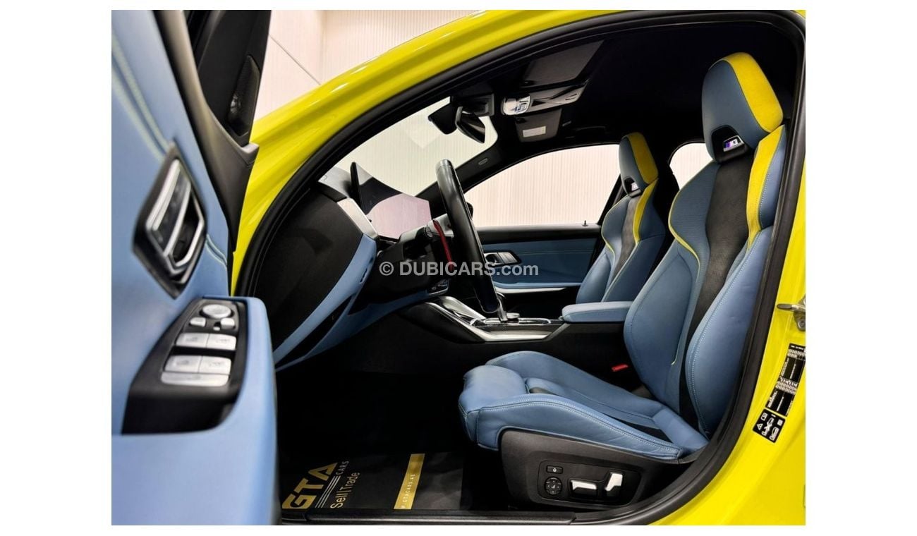 بي أم دبليو M3 2023 BMW M3 Competition SAO PAULO YELLOW, Aug 2026 BMW Warranty + Service Package, Full Service Hist