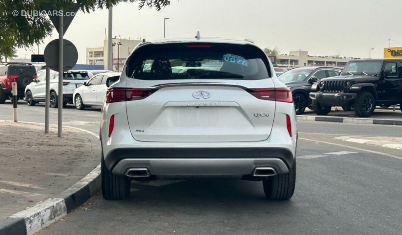 Infiniti QX50 Luxe Style AWD GCC Agency Warranty