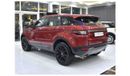 لاند روفر رانج روفر إيفوك EXCELLENT DEAL for our Land Rover Range Rover Evoque ( 2016 Model ) in Red Color GCC Specs