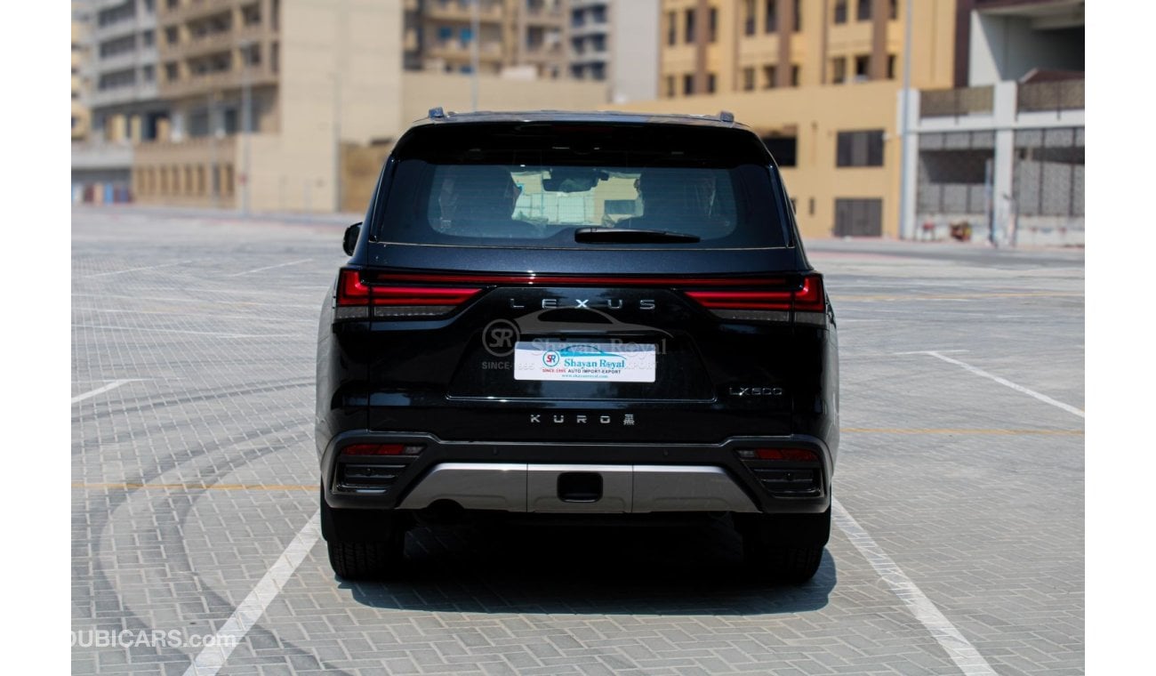 لكزس LX 600 LHD 3.5L PETROL V6 TT VIP 4S BLACK EDITION 25-ML AT 2024MY