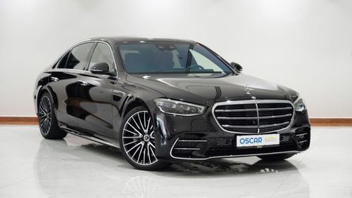 مرسيدس بنز S 500 Brand New Mercedes-Benz S-Class S 500 4MATIC Sedan long 5Y Gargash Warranty Service Contract