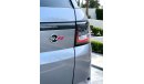 Land Rover Range Rover Sport SVR AED 6,390 PM | SVR CARBON EDITION | UNDER WARRANTY | BRAND NEW CONDITION | LOW MILEAGE