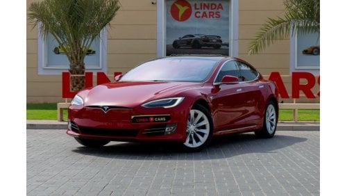 تسلا Model S Tesla Model S P100D Long Range 2019 GCC under Agency Warranty with Flexible Down-Payment/ Flood Free