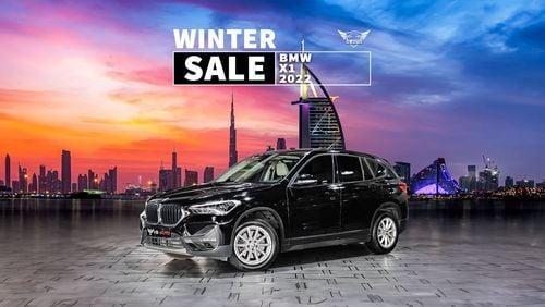 BMW X1 AED 1,300 P.M | 2022 BMW X1 | AGMC WARRANTY AND SERVICE CONTRACT | GCC | S-DRIVE20i FULL